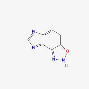 molecular formula C7H4N4O B13106521 2H-Imidazo[4,5-E][1,2,3]benzoxadiazole CAS No. 372964-16-4