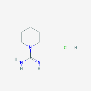 molecular formula C6H14ClN3 B1310656 Piperidine-1-carboximidamide Hydrochloride CAS No. 41316-49-8