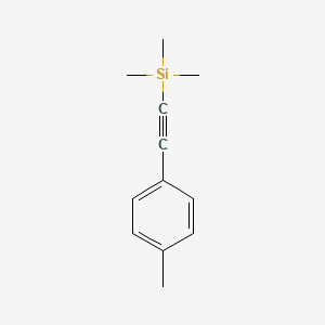 molecular formula C12H16Si B1310657 三甲基(对甲苯乙炔基)硅烷 CAS No. 4186-14-5