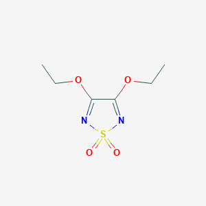 molecular formula C6H10N2O4S B1310658 3,4-二乙氧基-1,2,5-噻二唑-1,1-二氧化物 CAS No. 55904-84-2