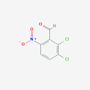 molecular formula C7H3Cl2NO3 B1310661 2,3-Dichloro-6-nitrobenzaldehyde CAS No. 75618-41-6