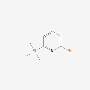 molecular formula C8H12BrNSi B1310662 2-Bromo-6-(trimethylsilyl)pyridine CAS No. 59409-80-2