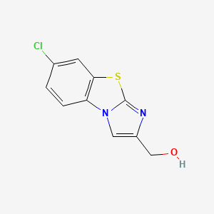 molecular formula C10H7ClN2OS B1310664 7-Chloroimidazo[2,1-b]benzothiazole-2-methanol 
