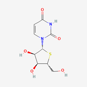 molecular formula C9H12N2O5S B1310666 1-(4-thio-beta-D-ribofuranosyl)uracil CAS No. 6741-73-7