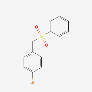molecular formula C13H11BrO2S B1310668 1-Bromo-4-[(phenylsulfonyl)methyl]benzene CAS No. 91110-68-8