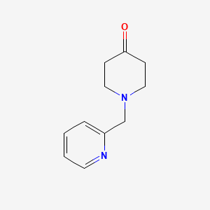 molecular formula C11H14N2O B1310675 1-吡啶-2-基甲基哌啶-4-酮 CAS No. 41661-56-7
