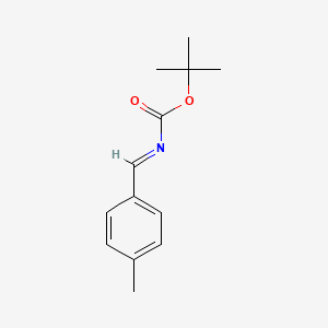 B1310676 (E)-tert-Butyl 4-methylbenzylidenecarbamate CAS No. 479423-39-7