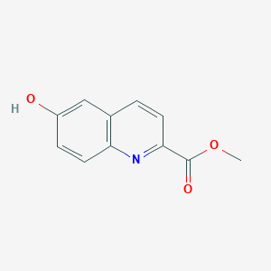 molecular formula C11H9NO3 B1310688 Methyl 6-hydroxyquinoline-2-carboxylate CAS No. 429687-75-2