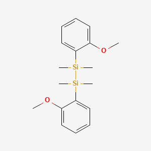 molecular formula C18H26O2Si2 B1310692 1,2-Bis(2-methoxyphenyl)-1,1,2,2-tetramethyldisilane CAS No. 332343-84-7
