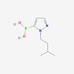 molecular formula C8H15BN2O2 B1310701 (1-Isopentyl-1H-pyrazol-5-yl)boronic acid CAS No. 847818-66-0