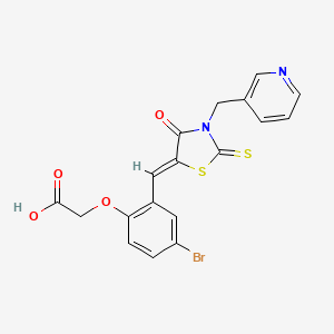 molecular formula C18H13BrN2O4S2 B1310727 Skp2 Inhibitor C1 