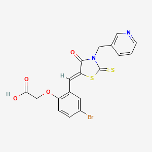 molecular formula C18H13BrN2O4S2 B1310727 Skp2 Inhibitor C1 CAS No. 432001-69-9
