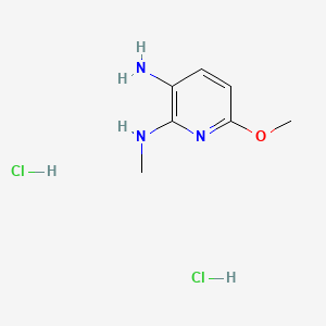 molecular formula C7H13Cl2N3O B1310728 6-Methoxy-N2-methylpyridine-2,3-diamine dihydrochloride CAS No. 83732-72-3