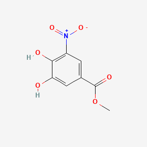 molecular formula C8H7NO6 B1310730 Methyl 3,4-dihydroxy-5-nitrobenzoate CAS No. 125629-01-8