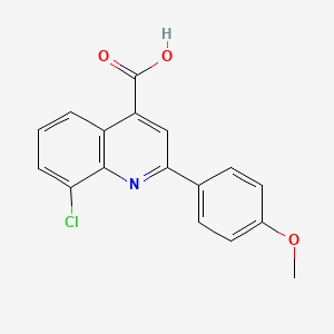 8-Chloro-2-(4-methoxyphenyl)quinoline-4-carboxylic acid