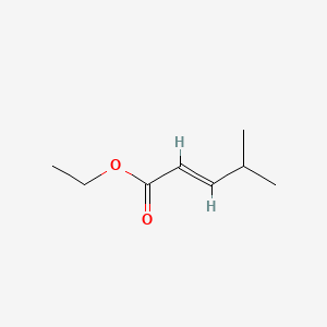 molecular formula C8H14O2 B1310758 ethyl (2E)-4-methylpent-2-enoate CAS No. 15790-86-0
