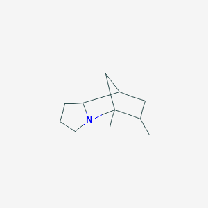 molecular formula C11H19N B13107952 5,6-Dimethyloctahydro-5,8-methanoindolizine 
