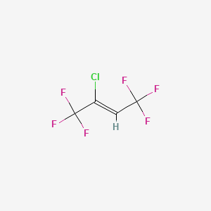 molecular formula C4HClF6 B1310807 2-Butene, 2-chloro-1,1,1,4,4,4-hexafluoro- CAS No. 400-44-2
