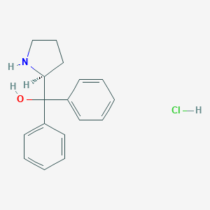 molecular formula C17H20ClNO B131081 (S)-二苯基(吡咯烷-2-基)甲醇盐酸盐 CAS No. 148719-90-8