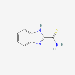 molecular formula C8H7N3S B1310817 1H-Benzimidazole-2-carbothioamide CAS No. 35369-17-6