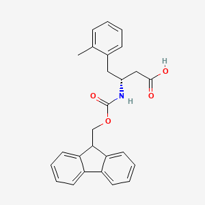 (R)-3-((((9H-Fluoren-9-yl)methoxy)carbonyl)amino)-4-(o-tolyl)butanoic acid