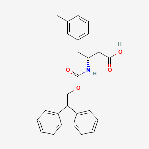(R)-3-((((9H-Fluoren-9-yl)methoxy)carbonyl)amino)-4-(m-tolyl)butanoic acid
