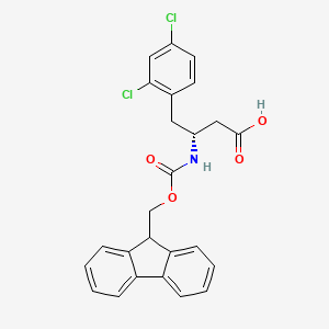 (R)-3-((((9H-Fluoren-9-yl)methoxy)carbonyl)amino)-4-(2,4-dichlorophenyl)butanoic acid