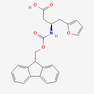 B1310868 Fmoc-(R)-3-Amino-4-(2-furyl)-butyric acid CAS No. 270596-34-4