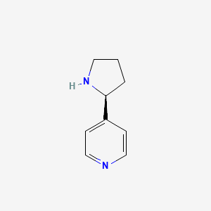 molecular formula C9H12N2 B1310872 (S)-4-(Pyrrolidin-2-yl)pyridine 