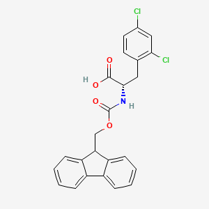 molecular formula C24H19Cl2NO4 B1310874 Fmoc-2,4-二氯-L-苯丙氨酸 CAS No. 352351-62-3