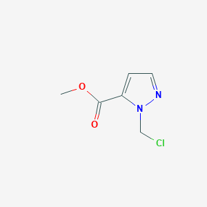 molecular formula C6H7ClN2O2 B1310904 methyl 1-(chloromethyl)-1H-pyrazole-5-carboxylate CAS No. 1001499-93-9