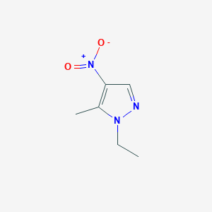 molecular formula C6H9N3O2 B1310906 1-ethyl-5-methyl-4-nitro-1H-pyrazole CAS No. 1001500-30-6