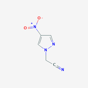 molecular formula C5H4N4O2 B1310908 (4-nitro-1H-pyrazol-1-yl)acetonitrile CAS No. 1001500-47-5