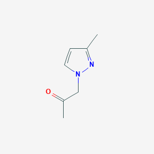 molecular formula C7H10N2O B1310914 1-(3-methyl-1H-pyrazol-1-yl)acetone CAS No. 925200-30-2