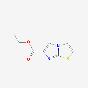 molecular formula C8H8N2O2S B1310921 Ethyl imidazo[2,1-b]thiazole-6-carboxylate CAS No. 64951-04-8