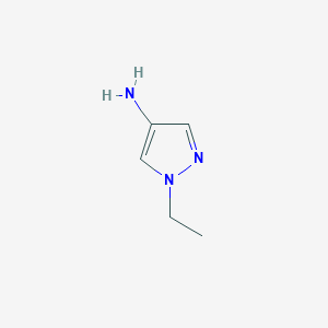 molecular formula C5H9N3 B1310927 1-ethyl-1H-pyrazol-4-amine CAS No. 876343-24-7