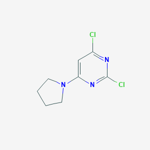 molecular formula C8H9Cl2N3 B131093 2,4-二氯-6-(吡咯烷-1-基)嘧啶 CAS No. 154117-92-7
