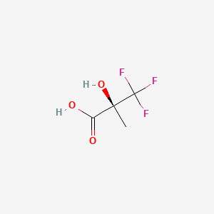molecular formula C4H5F3O3 B1310935 (S)-3,3,3-Trifluoro-2-hydroxy-2-methylpropanoic acid CAS No. 24435-45-8