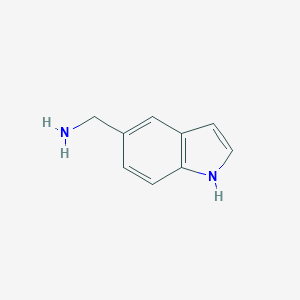 molecular formula C9H10N2 B131094 (1H-吲哚-5-基)甲胺 CAS No. 81881-74-5