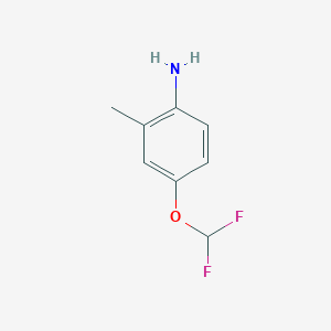 molecular formula C8H9F2NO B1310940 4-(Difluoromethoxy)-2-methylaniline CAS No. 39211-57-9