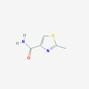 molecular formula C5H6N2OS B1310942 2-Methylthiazole-4-carboxamide CAS No. 31825-95-3
