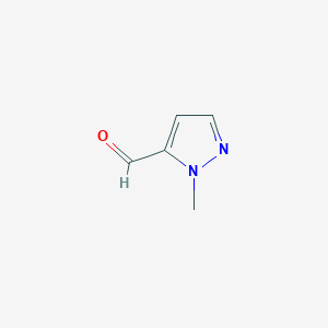 molecular formula C5H6N2O B1310943 1-methyl-1H-pyrazole-5-carbaldehyde CAS No. 27258-33-9