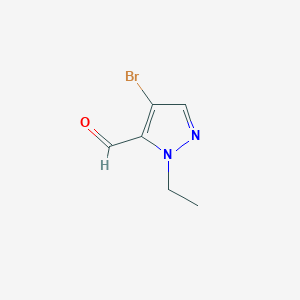 molecular formula C6H7BrN2O B1310944 4-Bromo-2-ethyl-2H-pyrazole-3-carbaldehyde CAS No. 1001519-37-4