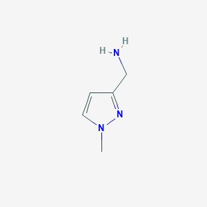 molecular formula C5H9N3 B1310945 (1-methyl-1H-pyrazol-3-yl)methanamine CAS No. 612511-81-6