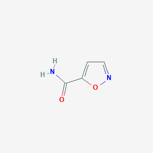molecular formula C4H4N2O2 B1310951 异恶唑-5-甲酰胺 CAS No. 89032-77-9