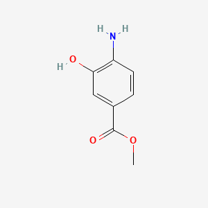 molecular formula C8H9NO3 B1310953 Methyl 4-amino-3-hydroxybenzoate CAS No. 63435-16-5