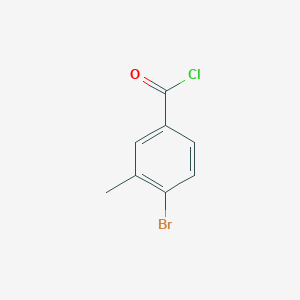 molecular formula C8H6BrClO B1310959 4-Bromo-3-methylbenzoyl chloride CAS No. 21900-25-4