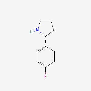 molecular formula C10H12FN B1310968 (R)-2-(4-Fluorophenyl)pyrrolidine CAS No. 298690-89-8