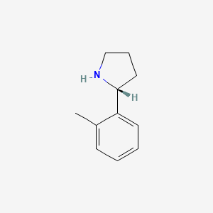 molecular formula C11H15N B1310969 (2R)-2-(2-methylphenyl)pyrrolidine CAS No. 914299-83-5