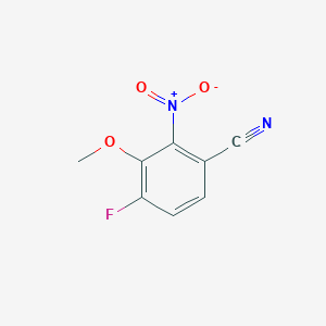 molecular formula C8H5FN2O3 B1310977 4-Fluoro-3-methoxy-2-nitrobenzonitrile CAS No. 887202-43-9